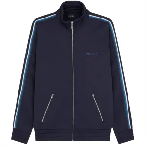 PAUL SMITH SIGNATURE STRIPE ZIP TRACK TOP