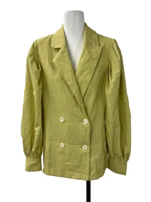 Pear Green Double Breasted Blazer