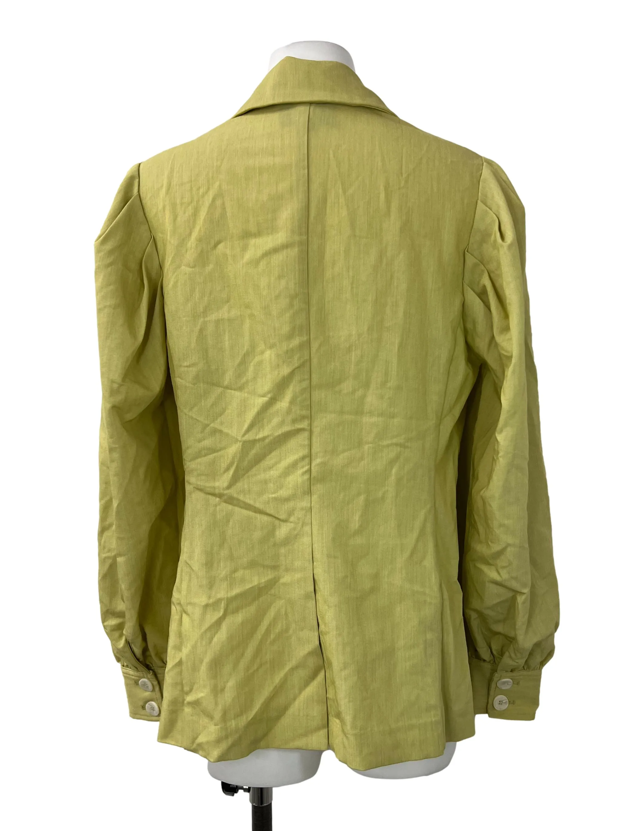 Pear Green Double Breasted Blazer