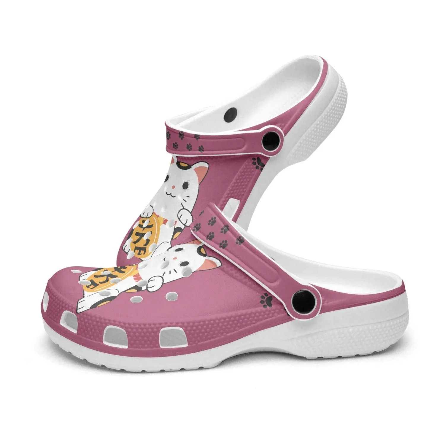 Peony Maneki Neko The Beckoning Clogs Cat