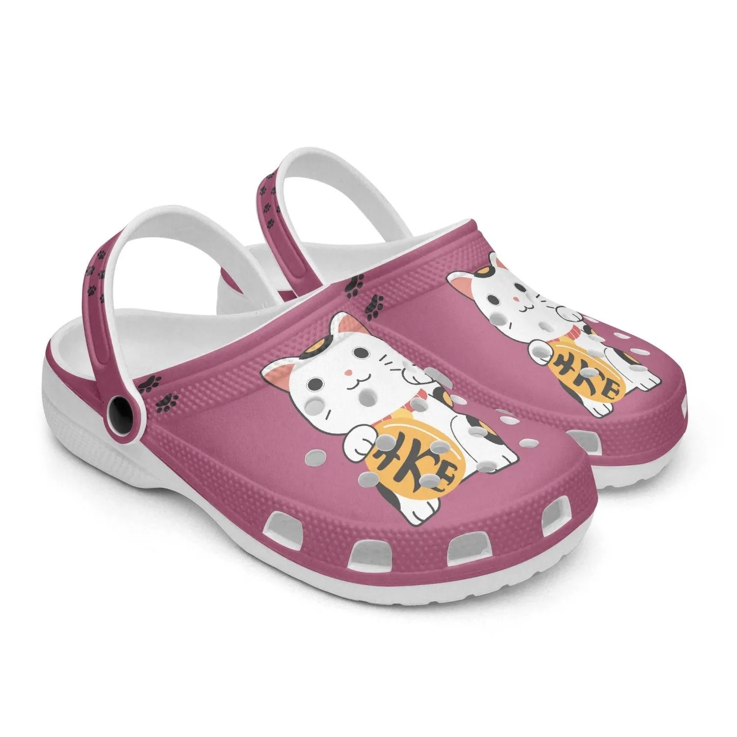 Peony Maneki Neko The Beckoning Clogs Cat