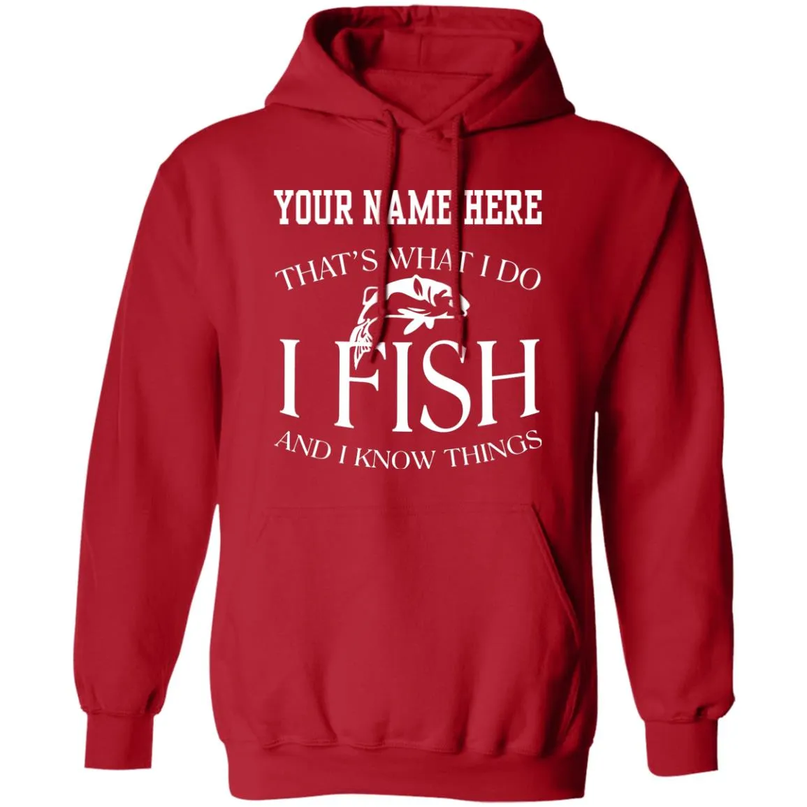 Personalized That's What I Do Pullover Hoodie b