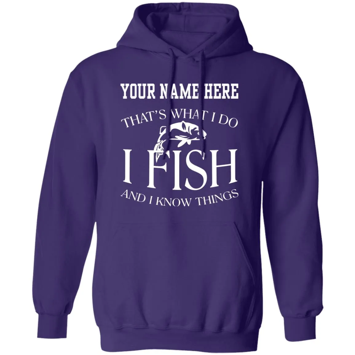 Personalized That's What I Do Pullover Hoodie b