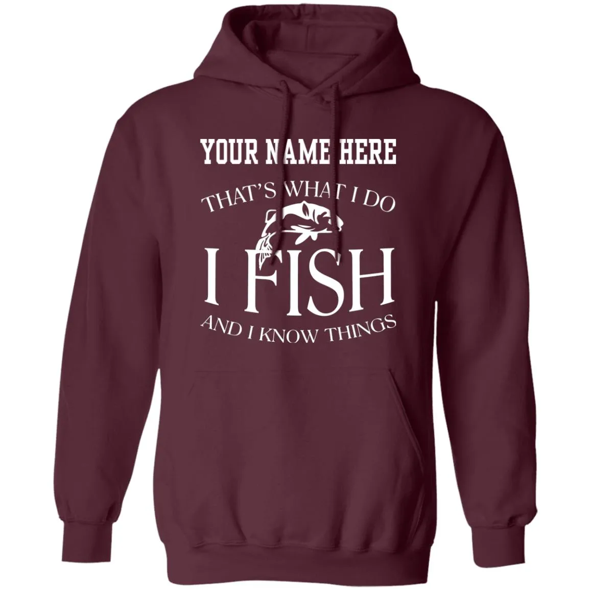 Personalized That's What I Do Pullover Hoodie b