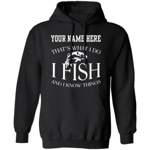 Personalized That's What I Do Pullover Hoodie b