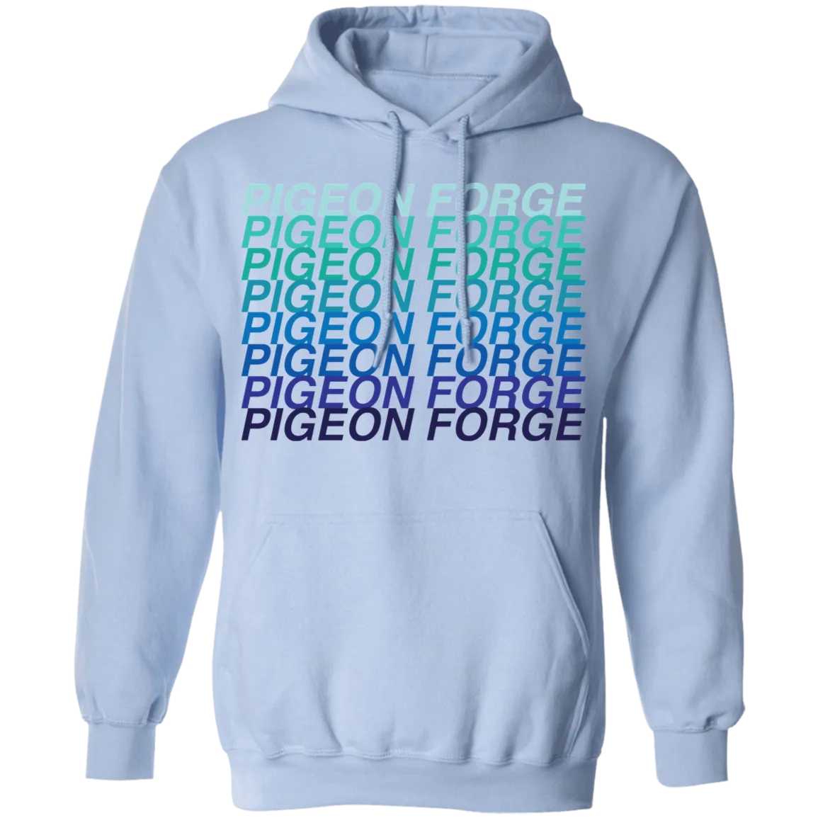 Pigeon Forge Blue Ombre - Pullover Hoodie