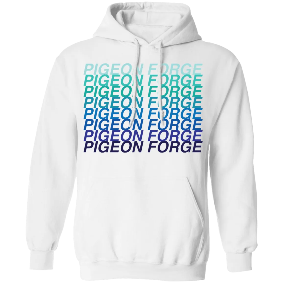 Pigeon Forge Blue Ombre - Pullover Hoodie