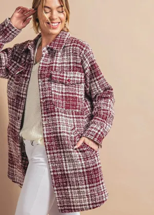 Plaid Check Shacket