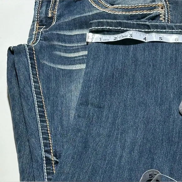 Premier Sz 5/6 Low Rise Skinny 'Bold Pockets*Stitching*Button' Jeans