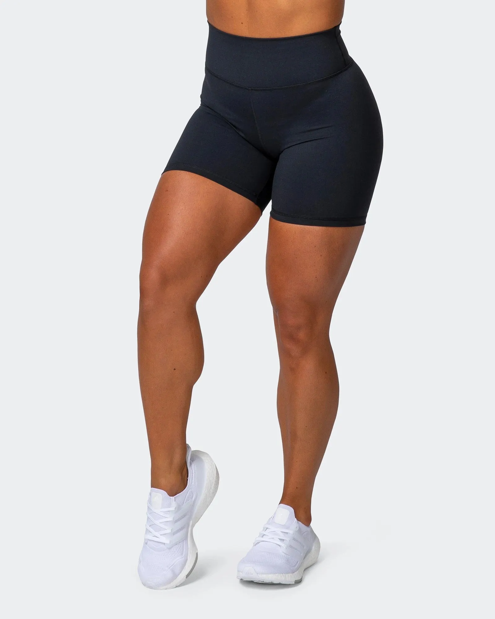 Prize Fighter Bike Shorts Black w/ White & Aqua