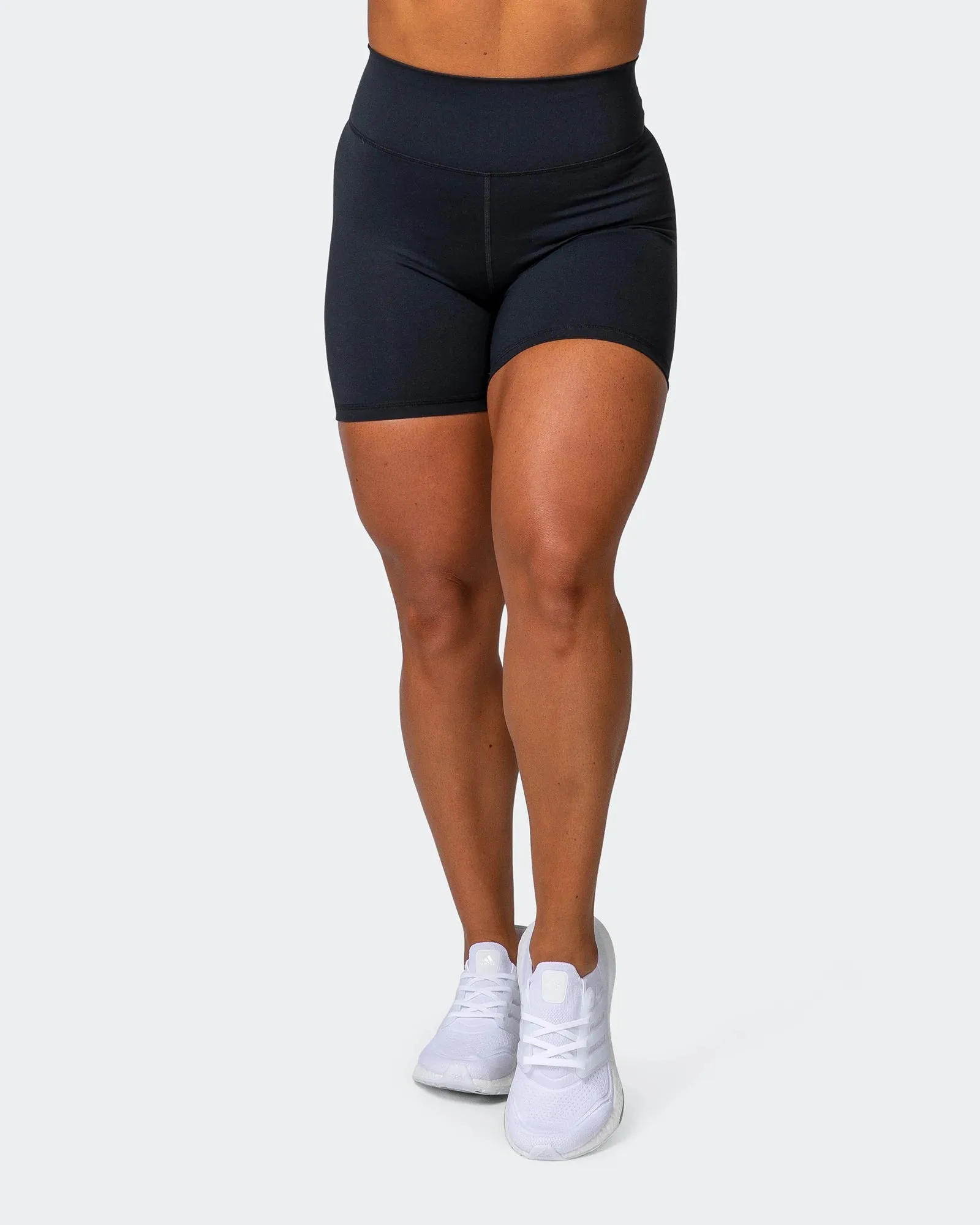Prize Fighter Bike Shorts Black w/ White & Aqua