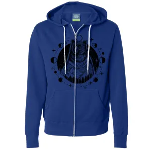 Psychic Moon Forest Grizzly Zip-Up Hoodie