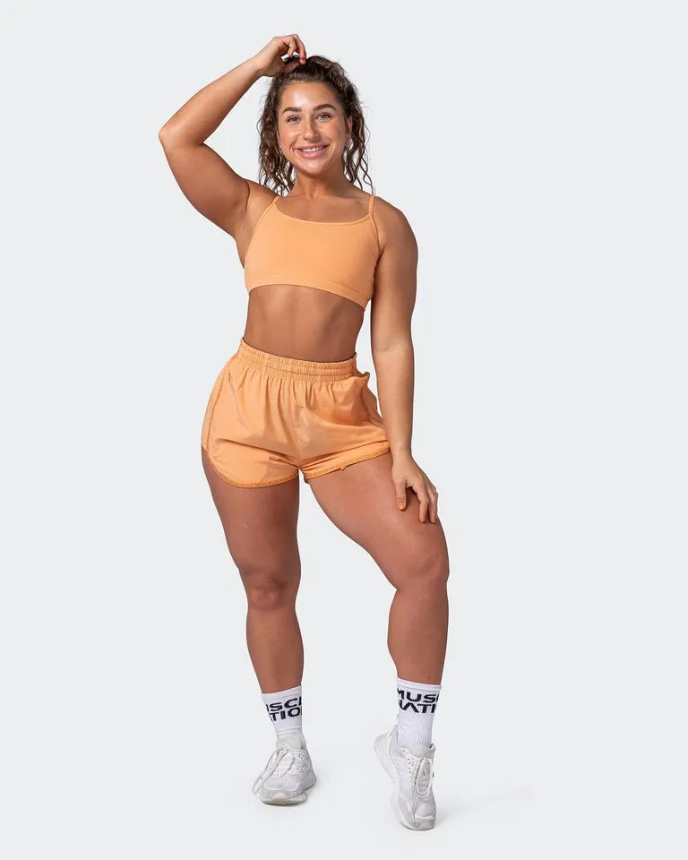 Pump Up Shorts Apricot