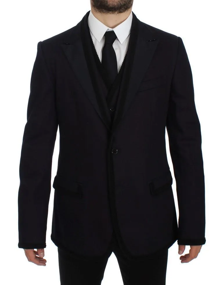 Purple Torero Slim Fit Stretch Blazer