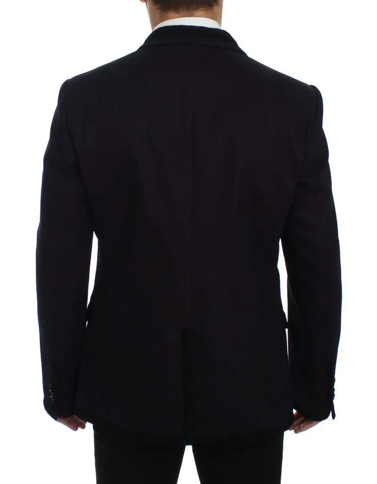 Purple Torero Slim Fit Stretch Blazer