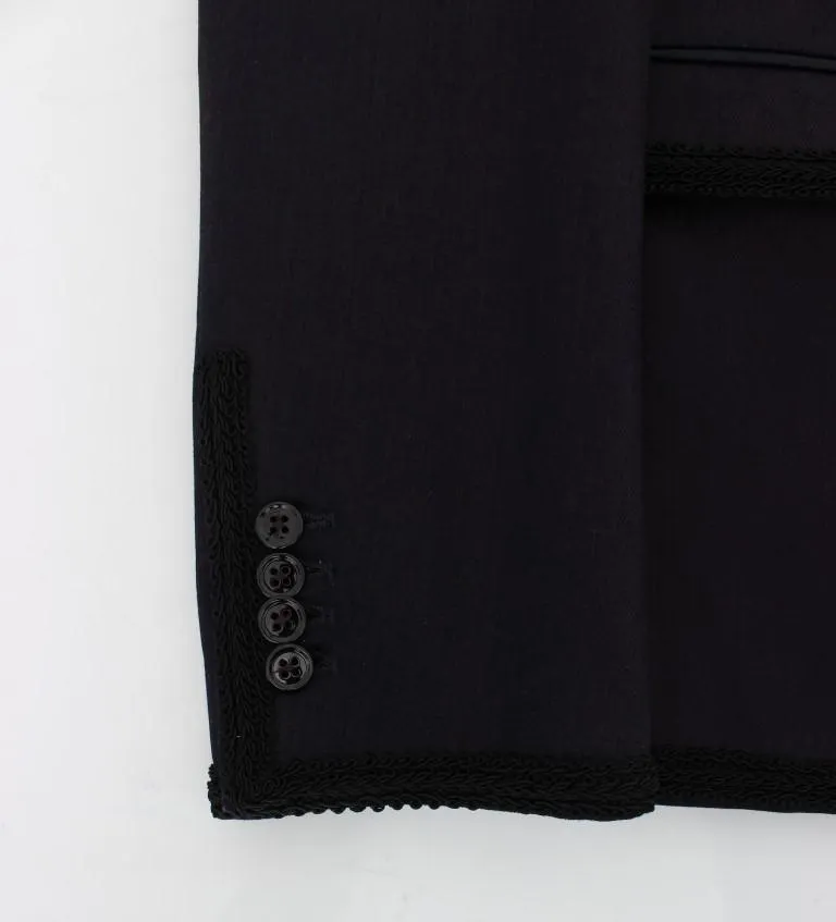 Purple Torero Slim Fit Stretch Blazer