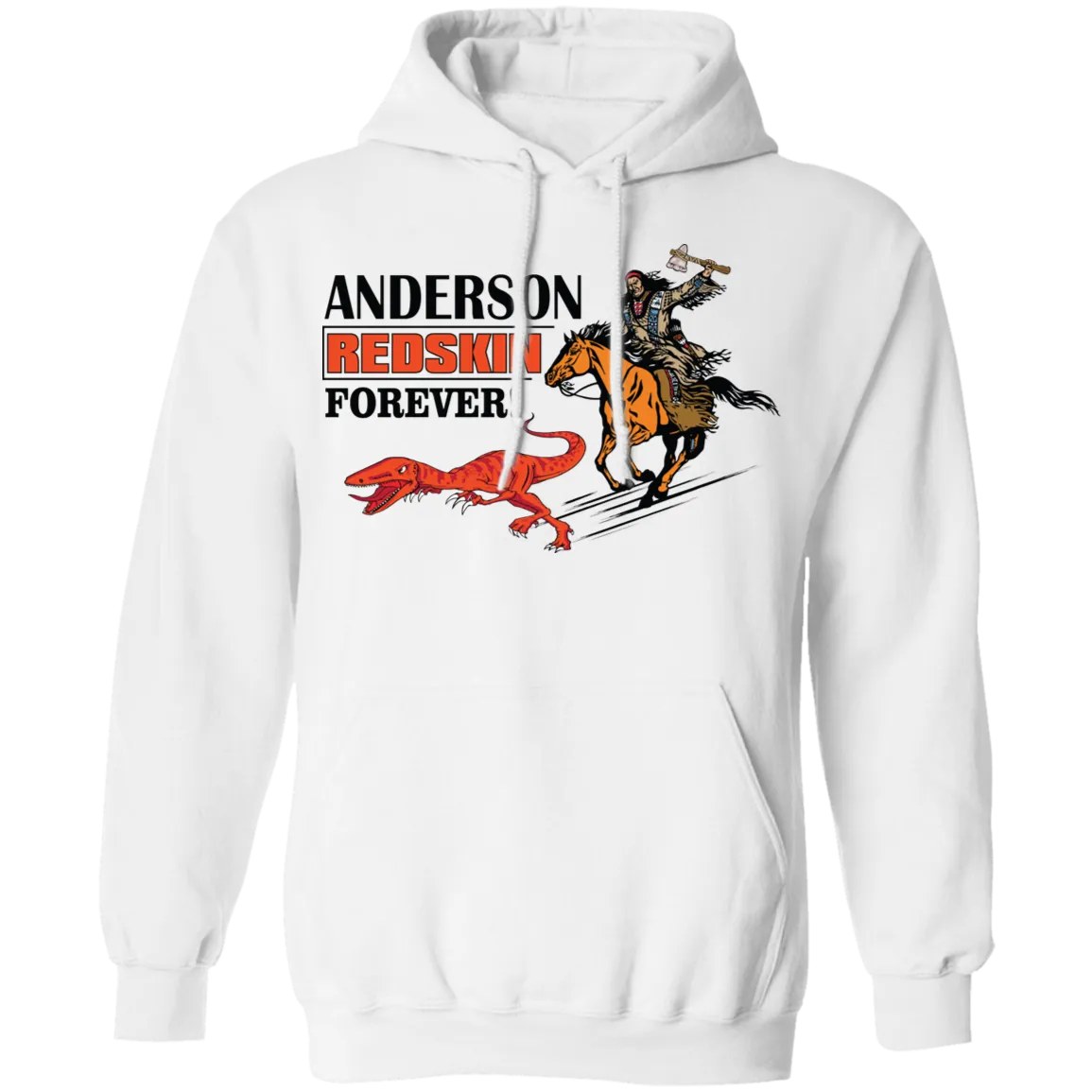 "REDSKIN FOREVER" Hoodie (White) 2
