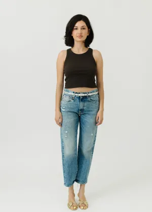 R13 Boyfriend Jeans in Bain Rips