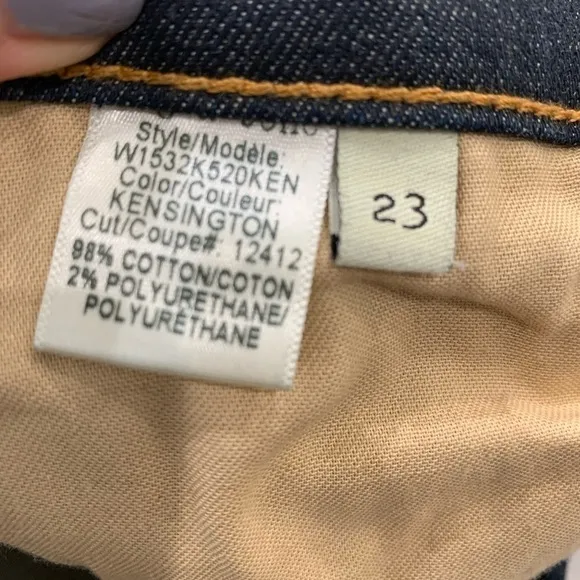 𝅺rag &amp; Bone kensington 10 inch Skinny jeans -high rise size 23
