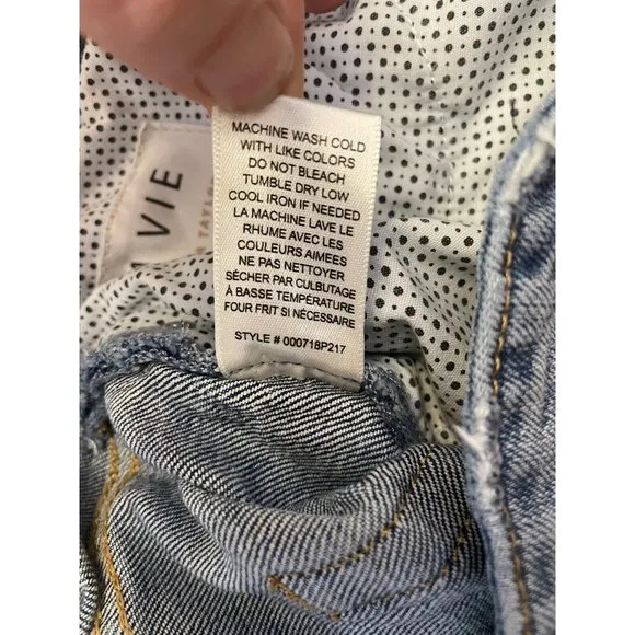 Rebecca Taylor‎ Ines Juliette Faded Whiskered Jeans Juliette Wash Size 31 LA VIE