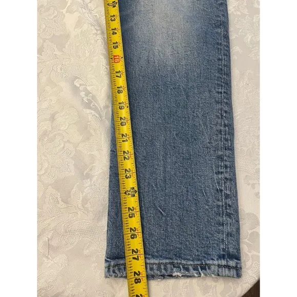 Rebecca Taylor‎ Ines Juliette Faded Whiskered Jeans Juliette Wash Size 31 LA VIE