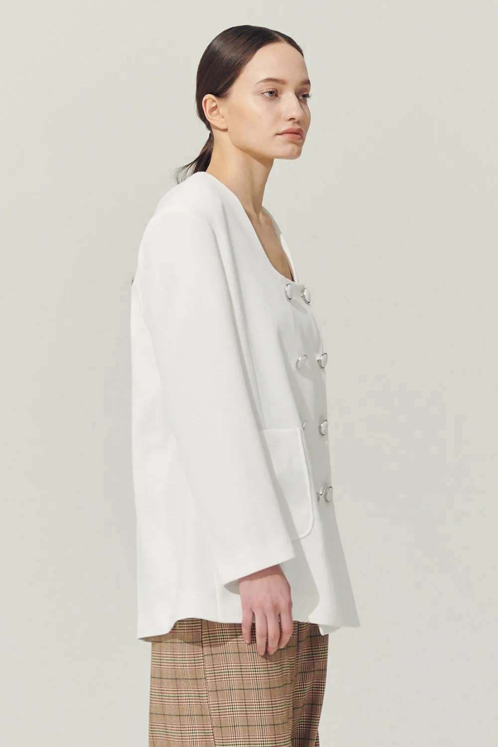 Re:born Sia Double Button Blazer