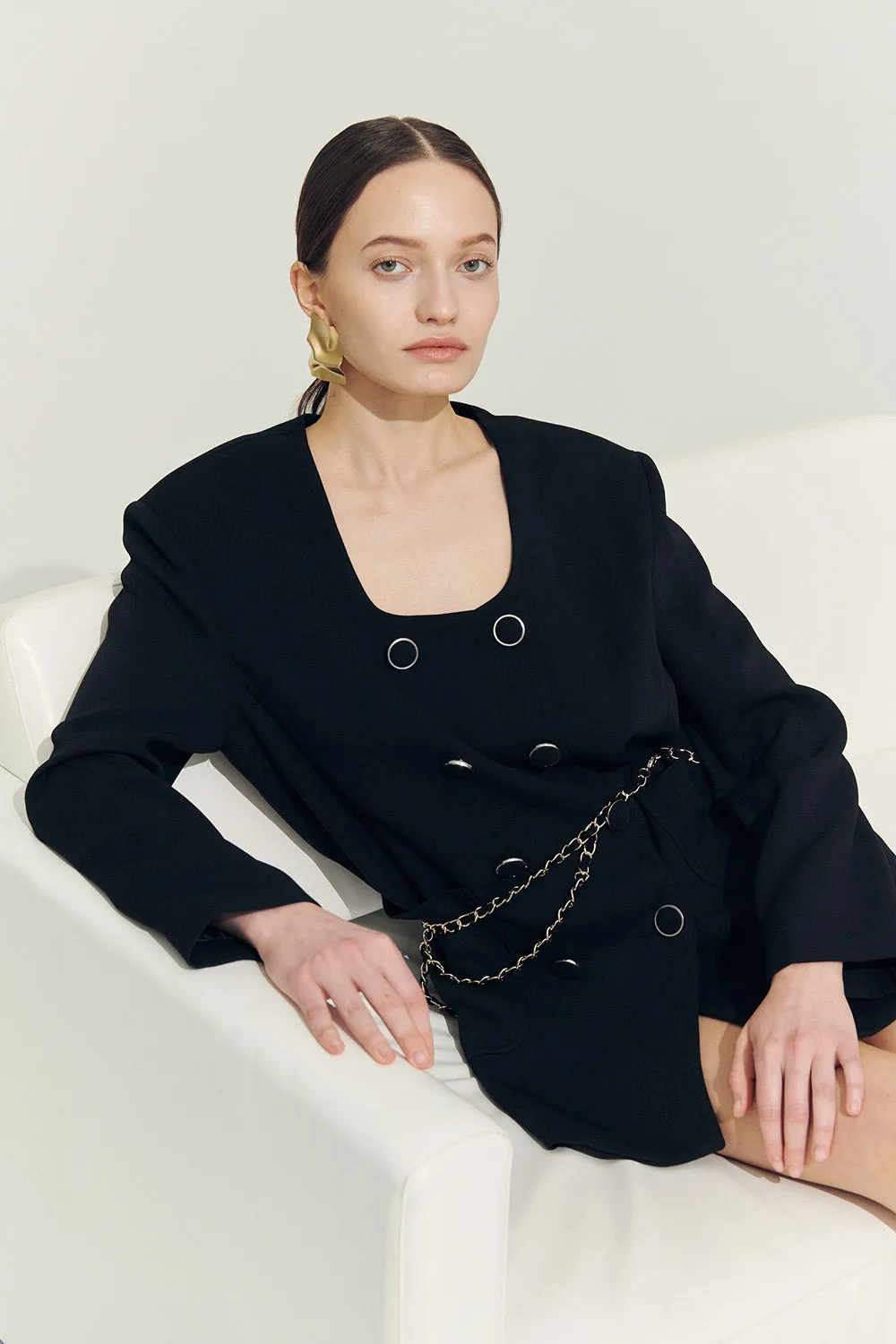 Re:born Sia Double Button Blazer