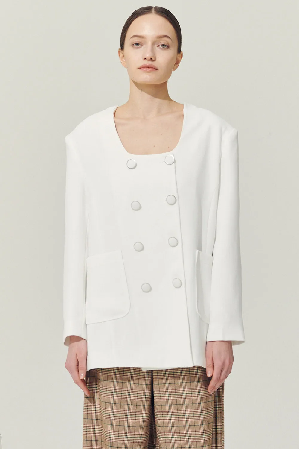 Re:born Sia Double Button Blazer