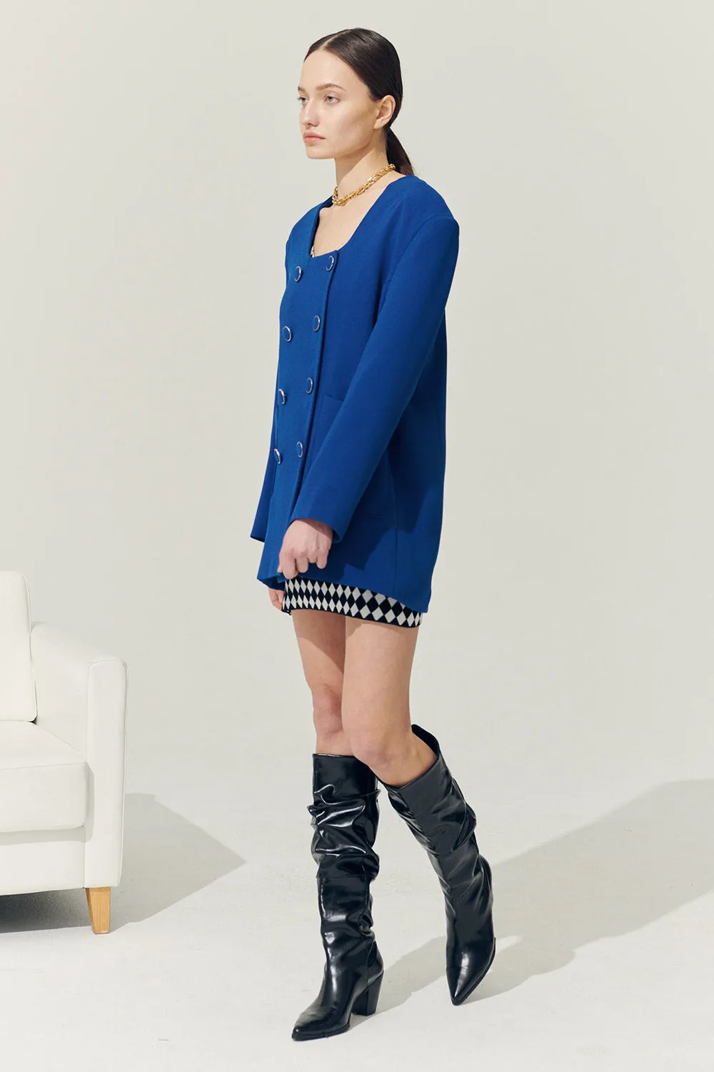 Re:born Sia Double Button Blazer