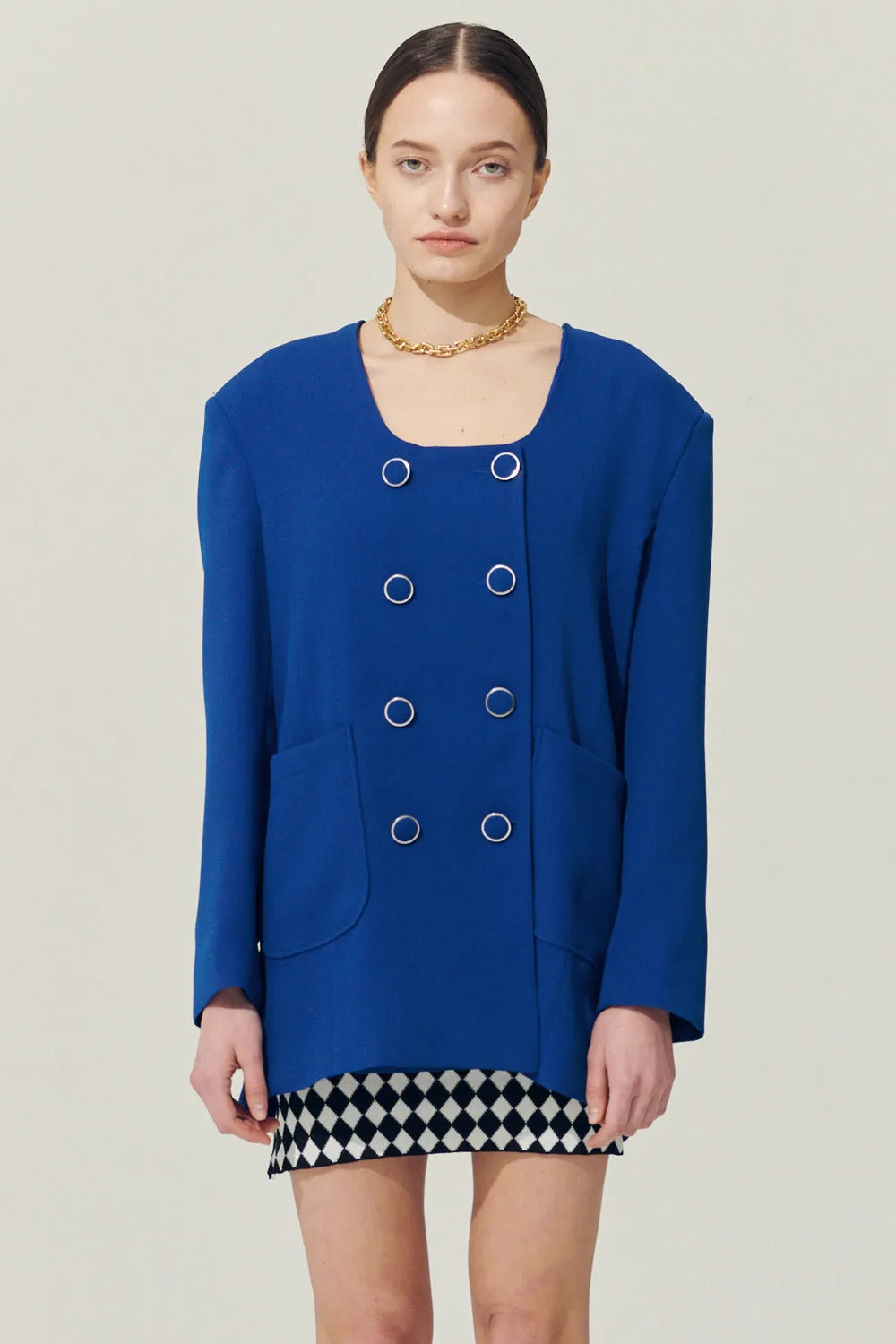 Re:born Sia Double Button Blazer
