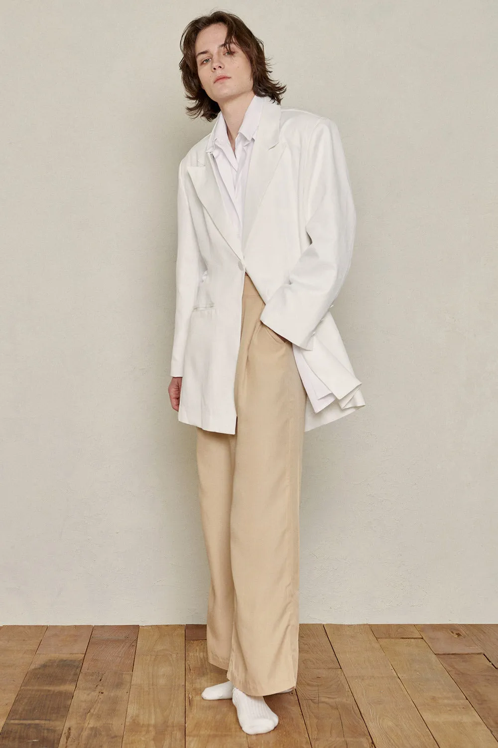 Recycled Poly Cut-Out Blazer