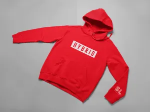 RED HYBRID HOODIE