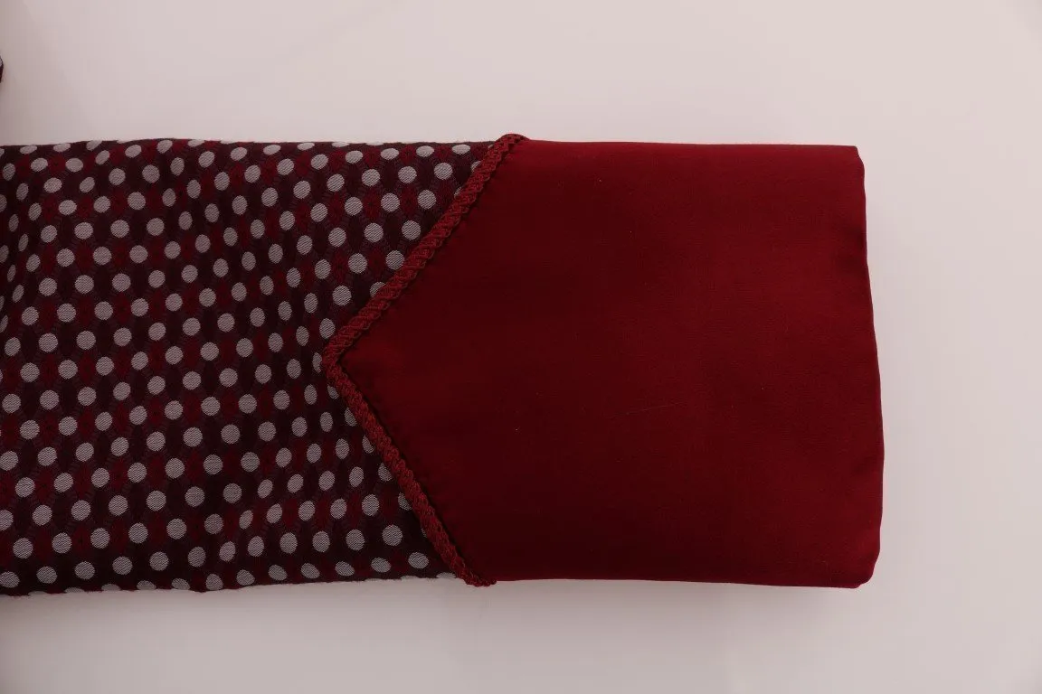 Red One Button Slim Fit Blazer Jacket