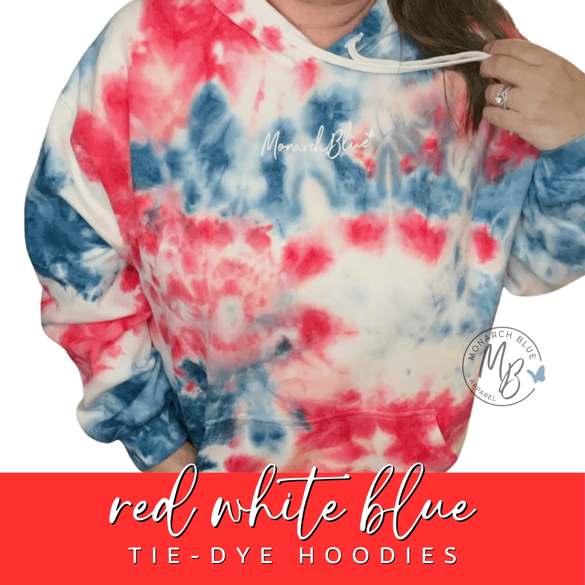 RED WHITE & BLUE Hoodie