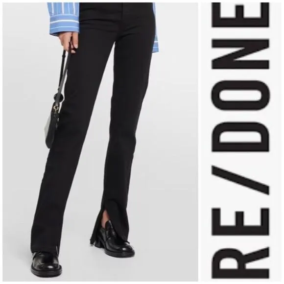 RE/DONE - NWOT - 🎉HP🎉 L Sz 26 “Esttio” 70’s Straight Low-Rise Skinny Boot