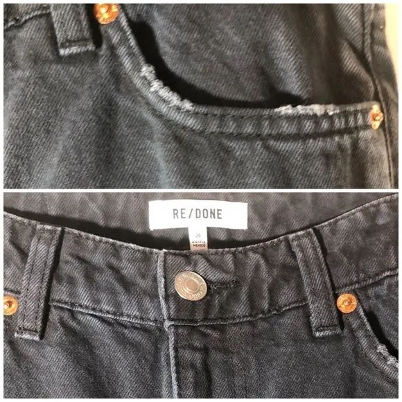 RE/DONE - NWOT - 🎉HP🎉 L Sz 26 “Esttio” 70’s Straight Low-Rise Skinny Boot