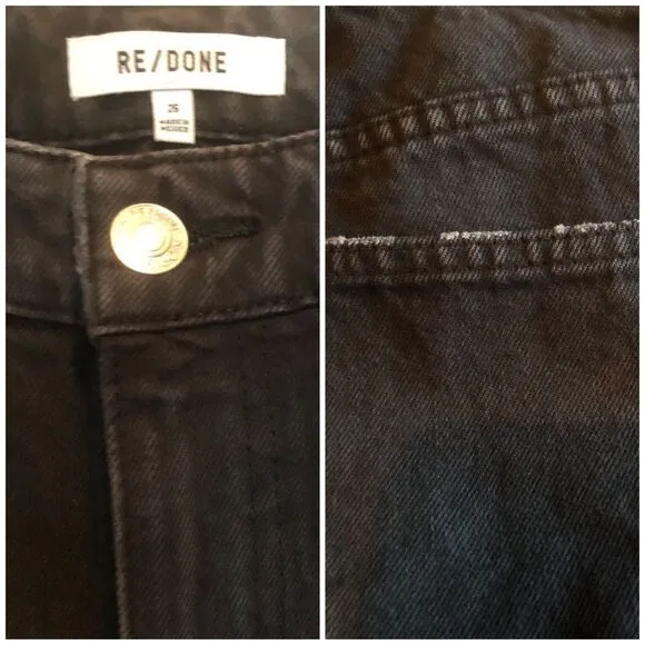 RE/DONE - NWOT - 🎉HP🎉 L Sz 26 “Esttio” 70’s Straight Low-Rise Skinny Boot