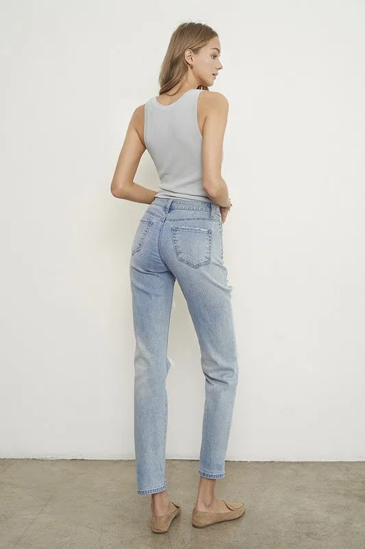 Ripped Boyfriend Jeans