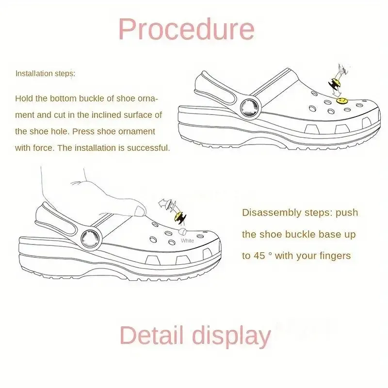 Ruffle   Bow Croc Accessories