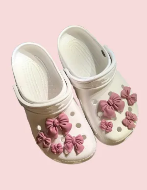 Ruffle   Bow Croc Accessories