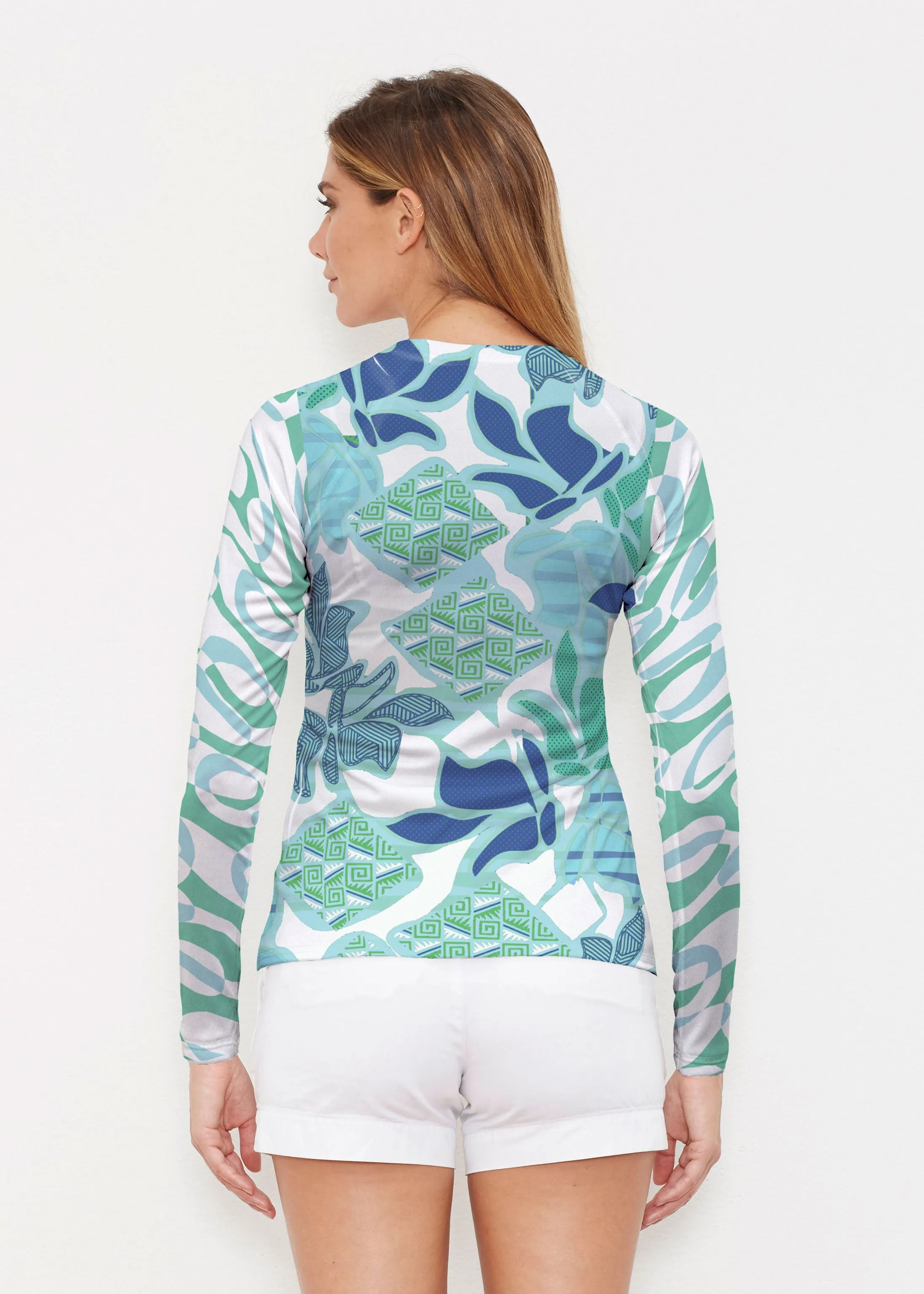 Sail Blue (8087) ~ Long Sleeve Rash Guard