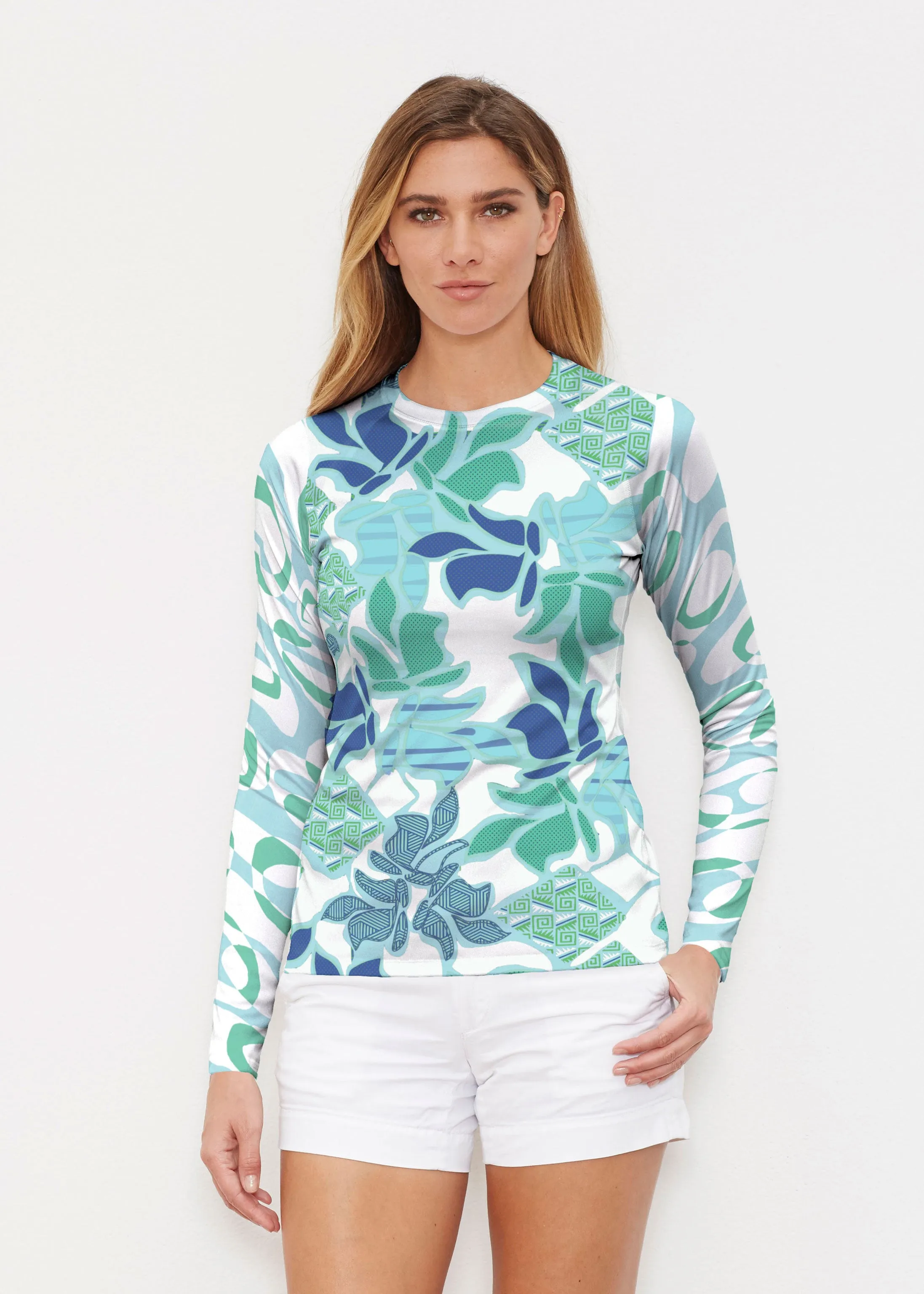 Sail Blue (8087) ~ Long Sleeve Rash Guard