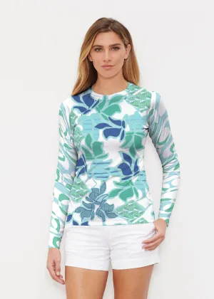 Sail Blue (8087) ~ Long Sleeve Rash Guard