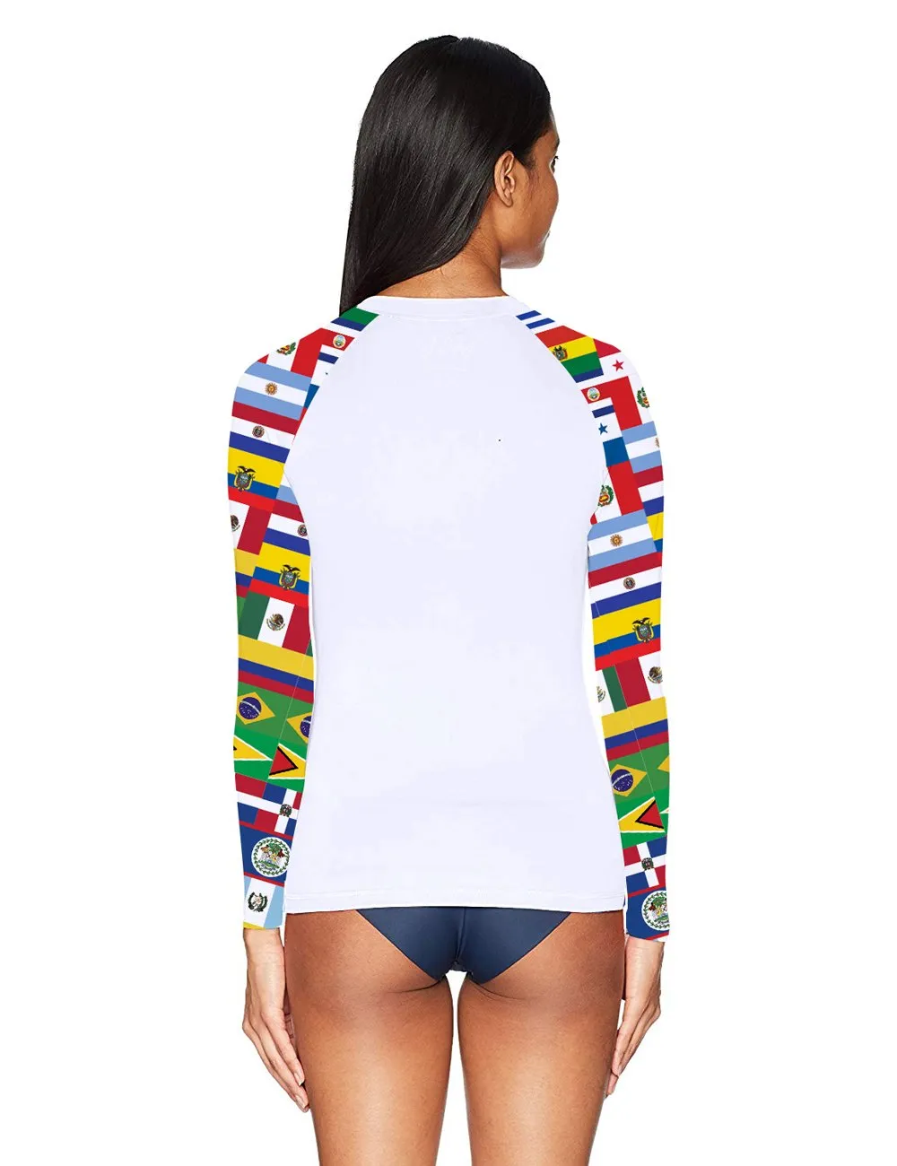 Sailor Moon Flag Sleeves Women's BJJ Rash Guard