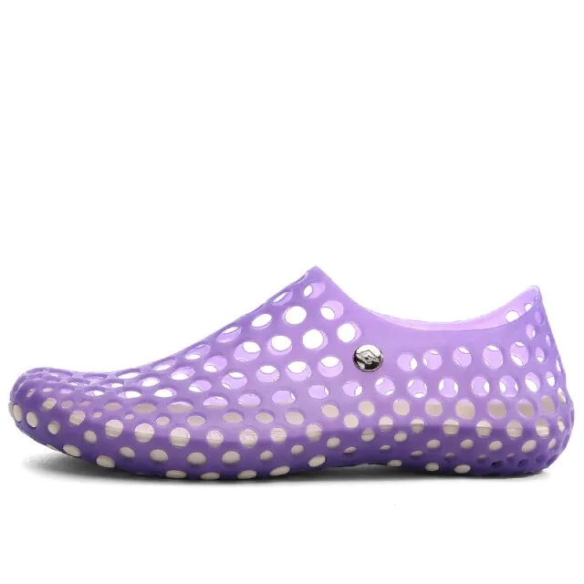 Sandals Men Summer - Sandals Hole Shoes Slippers Men and Women Summer Beach Flat Garden Shoes CoupleShoes Dropshipping 2021