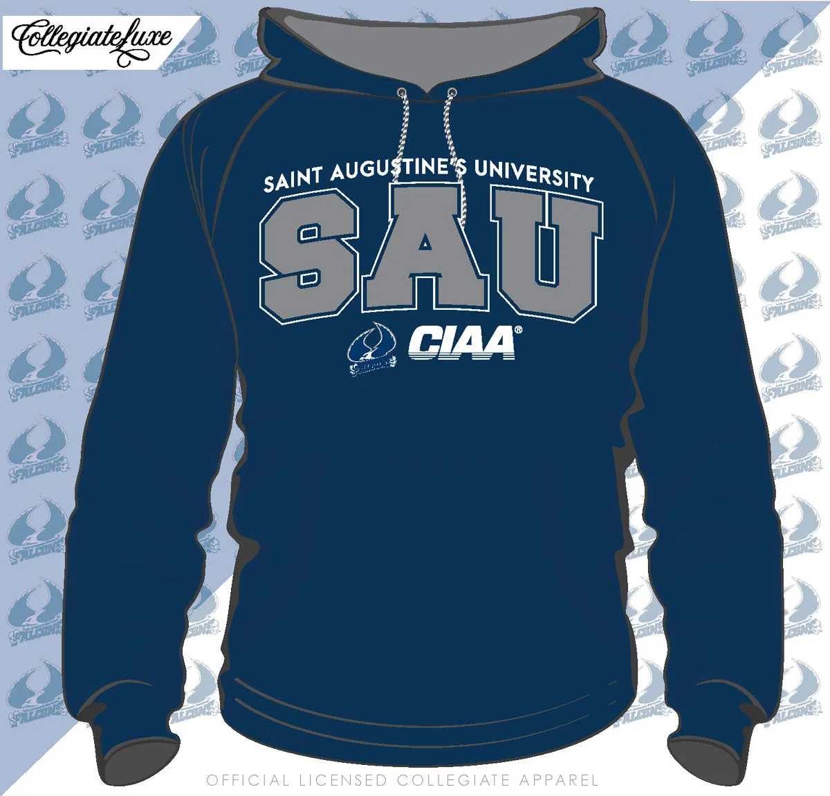 SAU | Univ. ARCH Navy Unisex Hoodies (DK)