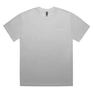 Script Cursive TShirt Faded White