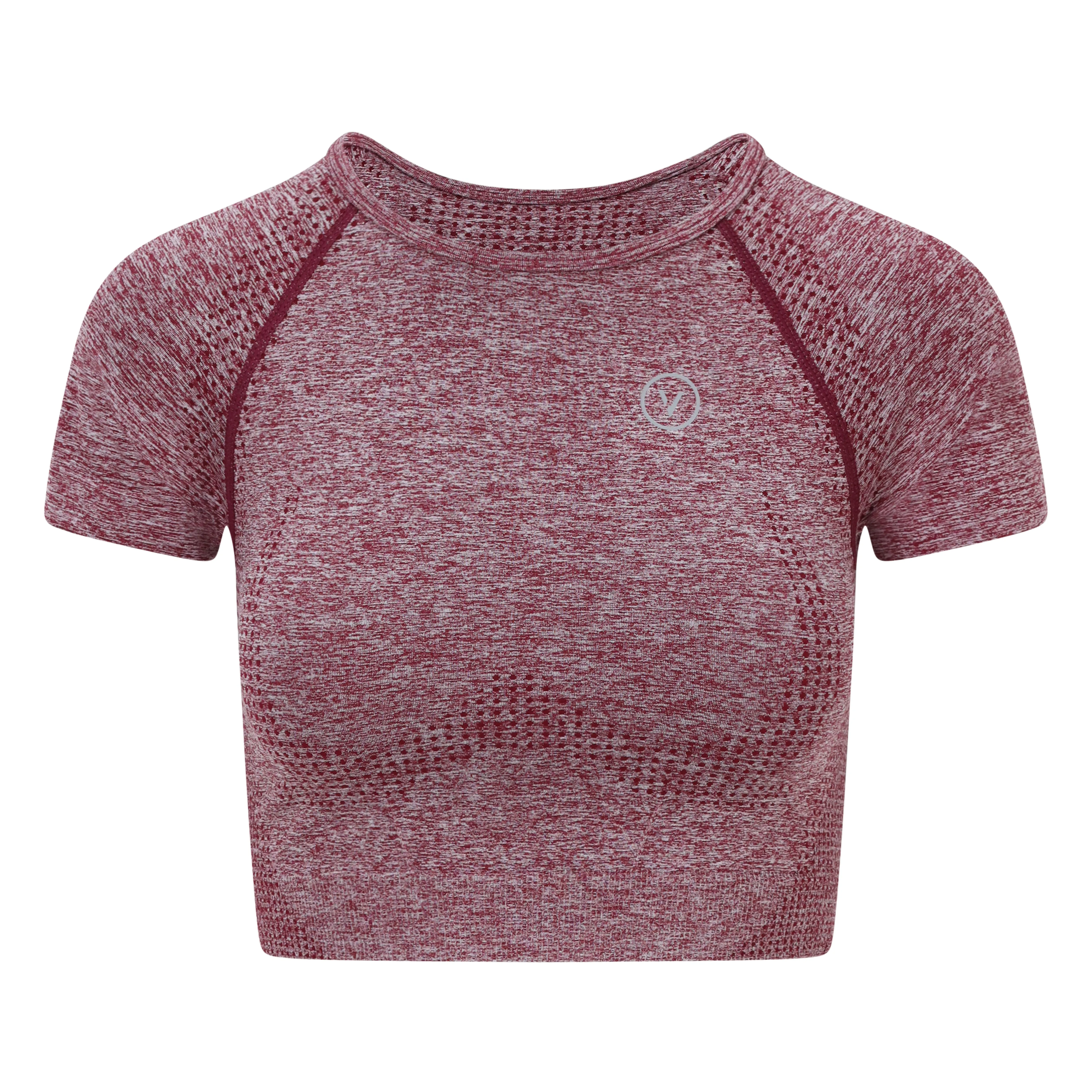 Seamless SS Top Wine Marl