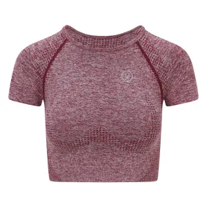 Seamless SS Top Wine Marl