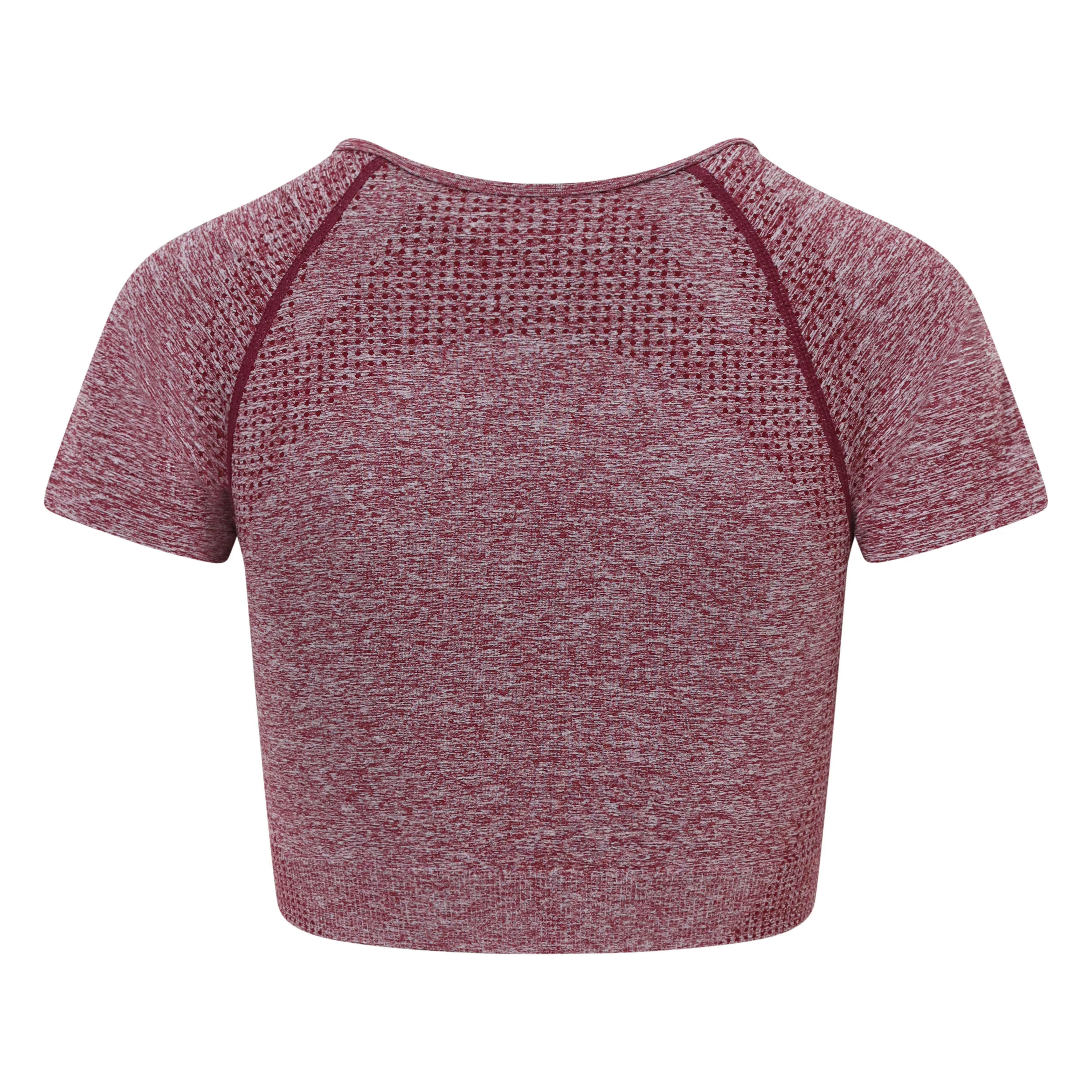 Seamless SS Top Wine Marl